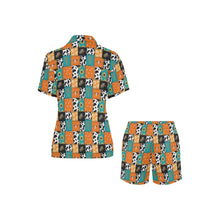 Load image into Gallery viewer, Western Patchwork Women&#39;s Western Pajama Set
