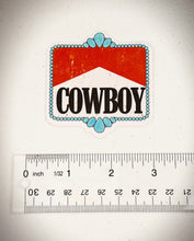 Load image into Gallery viewer, Cowboy Sticker – Waterproof Die Cut Vinyl Western Decal (Approx. 3”)
