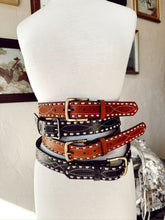 Load image into Gallery viewer, The Classic Buckstitch Belt in Brown
