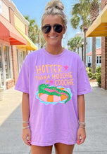 Load image into Gallery viewer, Hotter Than a Hoochie Coochie Graphic Tee | Funny Southern Summer Gator Shirt
