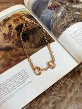 Load image into Gallery viewer, The Horse Bit Chain Necklace in Gold
