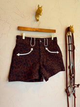 Load image into Gallery viewer, The Animal Print Denim Shorts
