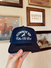 Load image into Gallery viewer, The Denim Follow The Lord Baseball Cap
