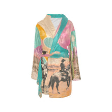 Load image into Gallery viewer, Baha Ranch Retro Pop Western Bath Robe
