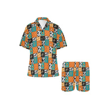 Load image into Gallery viewer, Western Patchwork Women&#39;s Western Pajama Set
