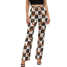 Load image into Gallery viewer, Checkered Rodeo Flare Pants
