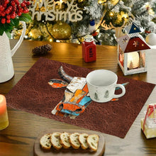 Load image into Gallery viewer, 7 Pieces Rustic Ranch Western Cowboy Table Runner and Placemats Set Made in USA
