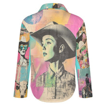 Load image into Gallery viewer, Baha Ranch Dreamgirl Retro Pop Western Vintage Button Up Shirt
