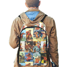 Load image into Gallery viewer, Cowboy Collage Backpack
