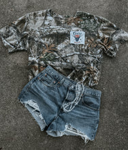 Load image into Gallery viewer, Upcycled Coors Banquet Rodeo Realtree Camo Rework (One-of-One) | Size XL Shirt
