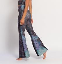 Load image into Gallery viewer, Mermaid Fairy Queen Teal Crop Bell Bottom
