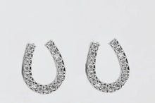 Load image into Gallery viewer, The Horseshoe Earrings {GOLD + SILVER}
