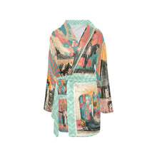 Load image into Gallery viewer, Baha Ranch Honky Tonk Kitsch Ranch Life Plush Minky Fleece Robe

