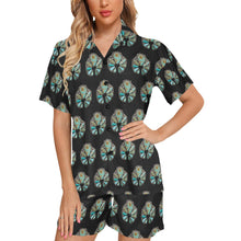 Load image into Gallery viewer, Turquoise Naja Women&#39;s Pajama Set
