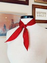 Load image into Gallery viewer, The Mini Polka Dot Wild Rag in Red

