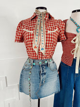 Load image into Gallery viewer, The Gingham Top in Red-BEST SELLER
