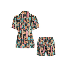 Load image into Gallery viewer, Cactus Obsessed Women&#39;s Western Pajama Set
