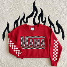 Load image into Gallery viewer, Mama/Wifey checkered w/sleeve or without Red - Multiple Styles/Design
