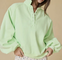 Load image into Gallery viewer, The Piper Sweatshirt in Apple Green
