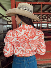 Load image into Gallery viewer, The Red Floral Horse Performance Top-BEST SELLER
