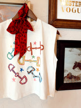 Load image into Gallery viewer, The Bold Horse Bit Muscle Tee
