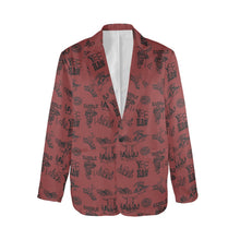 Load image into Gallery viewer, Burgandy Cowboy Women's Western Blazer
