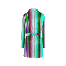 Load image into Gallery viewer, Turquoise Serape Women&#39;s Western Bath Robe
