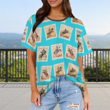 Load image into Gallery viewer, Baha Ranch Stamp Cowboy Oversized T Shirt
