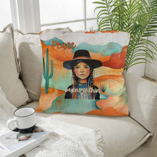 Load image into Gallery viewer, Native Peace Begins Within Throw Pillow Case Made in America
