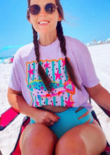 Load image into Gallery viewer, Colorful Coastal Fish Graphic Tee | Bright Beach Boutique Shirt | Summer Lake Day Graphic Tee | Fun Southern Fish T-Shirt
