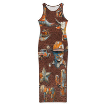 Load image into Gallery viewer, Cowboy Treasures Bodycon Maxi Dress
