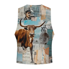 Load image into Gallery viewer, Vintage Western Collage Men's Vest
