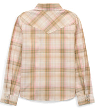 Load image into Gallery viewer, The Girls Buttermilk Plaid Granddaddy Western Snap Shirt
