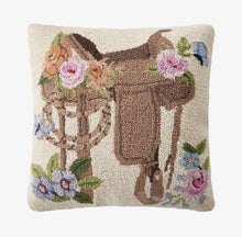 Load image into Gallery viewer, The Floral Saddle Hook Pillow
