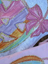 Load image into Gallery viewer, Watercolor pumpkin tee &amp; sweatshirt FAUX Glitter unisex tee
