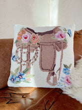 Load image into Gallery viewer, The Floral Saddle Hook Pillow

