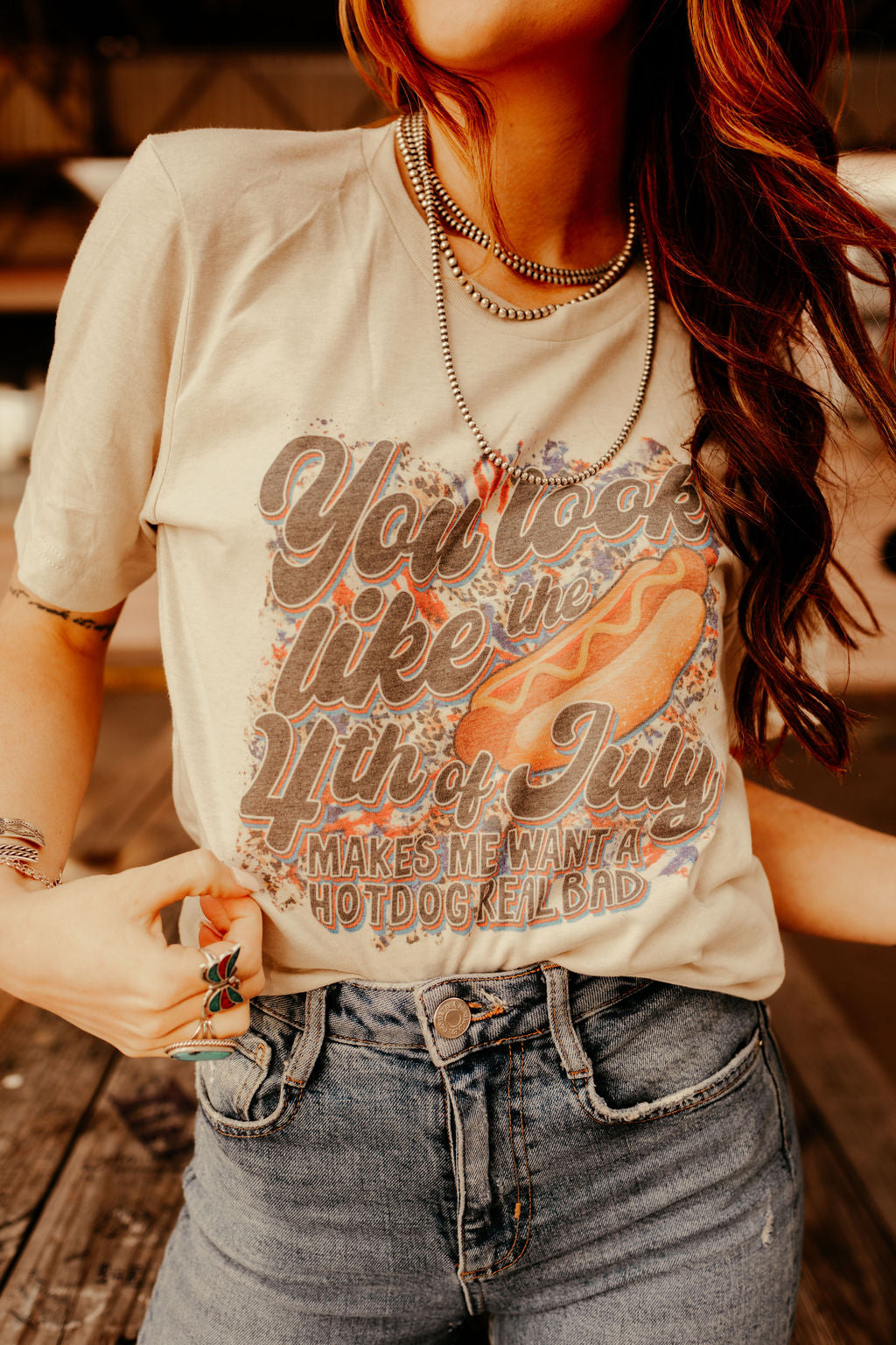 You Look Like the 4th of July Graphic Tee