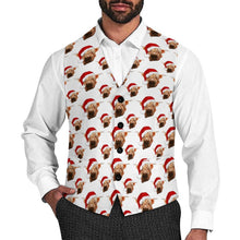 Load image into Gallery viewer, Highland Christmas Cow Men's Western Vest

