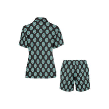 Load image into Gallery viewer, Turquoise Concho Women&#39;s Western Pajama Set

