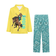 Load image into Gallery viewer, Rodeo Cowboy Boy's Western Pajama Set
