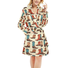 Load image into Gallery viewer, Got My Boots Western Bath Robe
