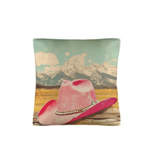 Load image into Gallery viewer, Baha Ranch Retro Pop Western Pink Hat Pillow Case Made America
