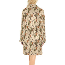 Load image into Gallery viewer, Longhorn Cactus Women&#39;s Western Bath Robe
