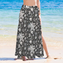 Load image into Gallery viewer, Baha Ranch Rhinestone Cowgirl Beach Swim Skirt Coverup
