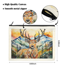 Load image into Gallery viewer, Baha Ranch Painted Buck Cosmetic Bag Pack of 5 Made in America
