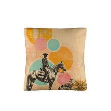 Load image into Gallery viewer, Baha Ranch Retro Pop Western Lost Cowboy Pillow Case Made in America
