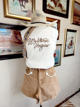 Load image into Gallery viewer, The Abilene Denim Shorts in Tan
