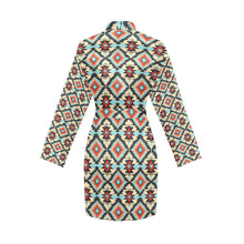 Load image into Gallery viewer, Colorado Aztec Women&#39;s Belted Satin Feel Dressing Lounge Robe
