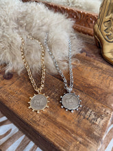 Load image into Gallery viewer, The Cowpony Coin Necklace
