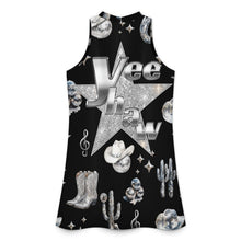 Load image into Gallery viewer, Baha Ranch Rhinestone Cowgirl Sleeveless Dress

